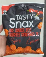 Tasty snax - rice cracker bites - spicy
