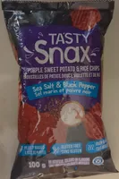 Purple Sweet Potato & Rice Chips - Salt & Pepper