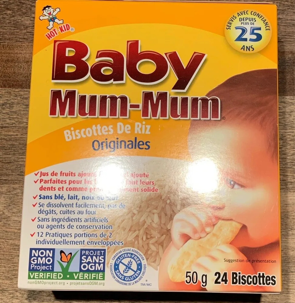Baby Mum-Mum Biscottes de riz originales