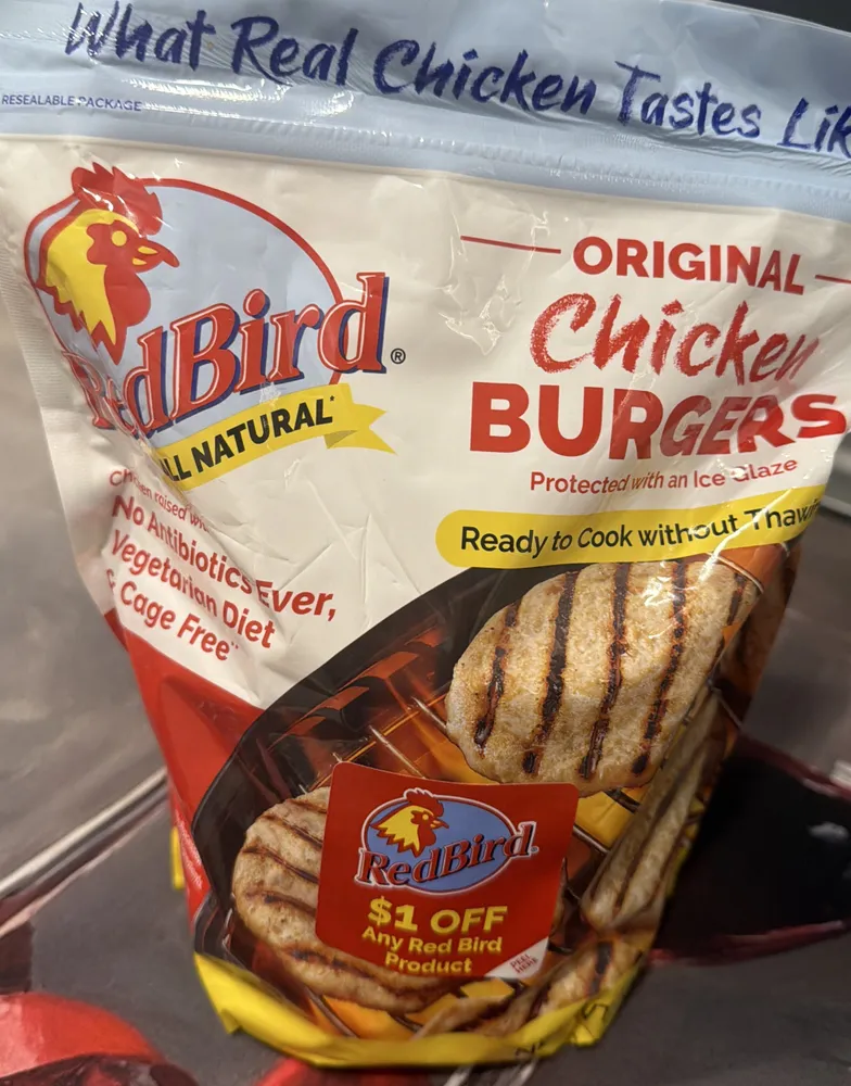 Redbird chicken burger