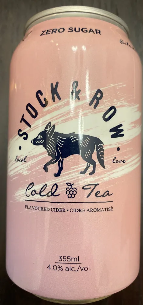 Flavoured Cider Cold Tea