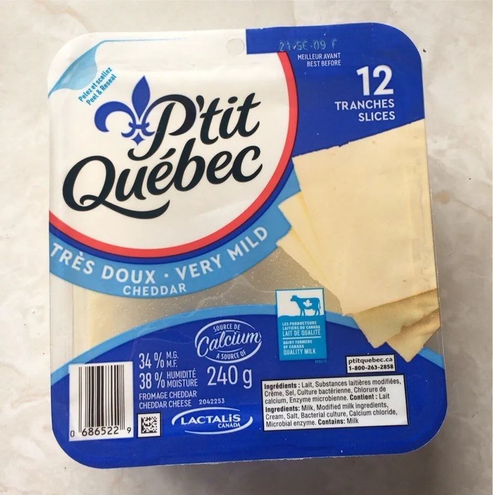 Cheddar très doux