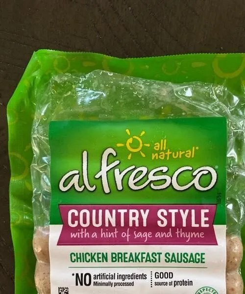 Country style chicken sausage