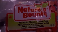 Assorted chews bubble gum