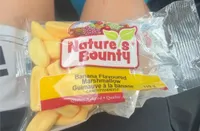 Banana flavoured marshmallow