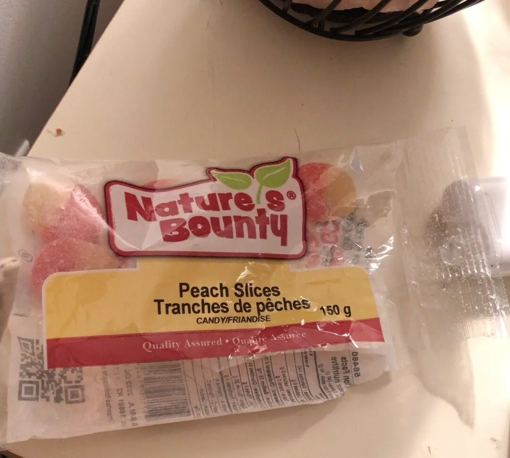 Peach slices