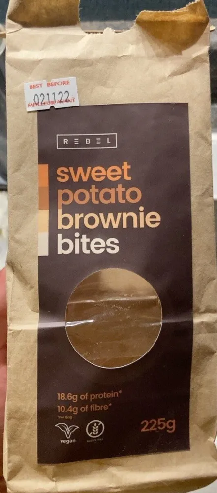 Sweet potato brownie bites