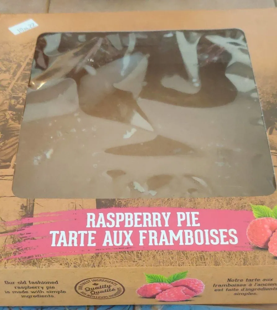 Tarte aux framboises