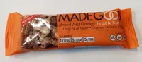 Organic Brazil Nut Orange Fruit and Nut Bar