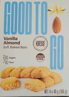 Vanilla almond soft baked bars