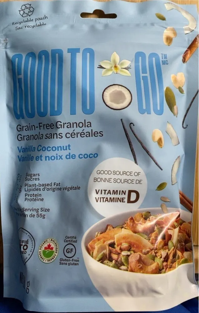 Grain-Free Granola Vanilla Coconut