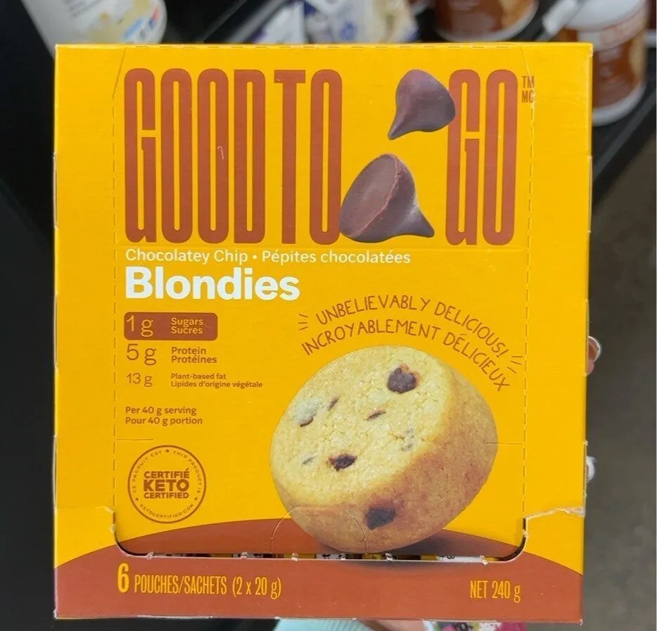 chocolatey chip blondies
