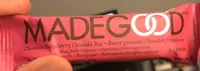 Chocolate raspberry granola bar