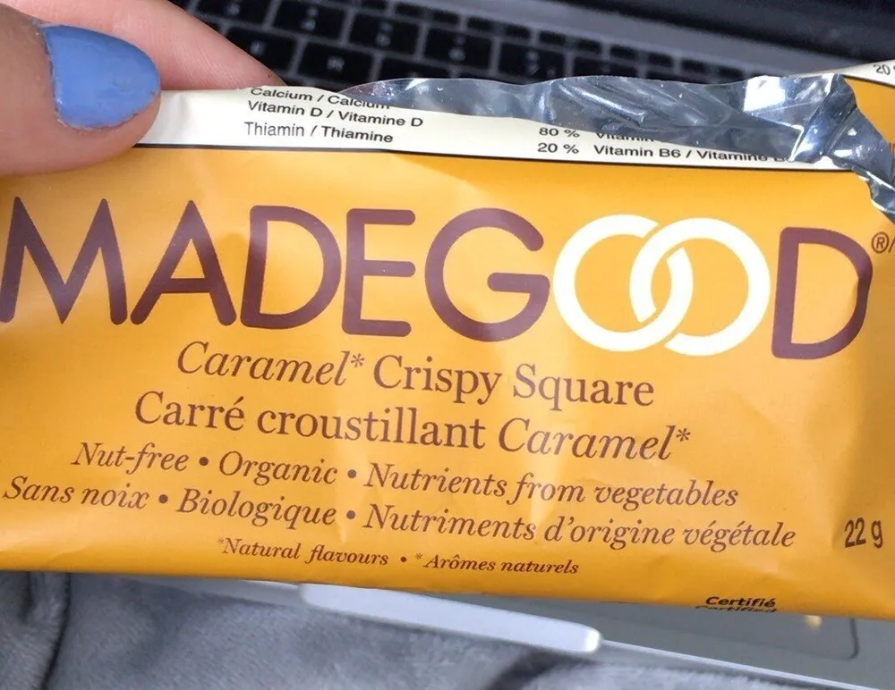 Carré croustillant au caramel