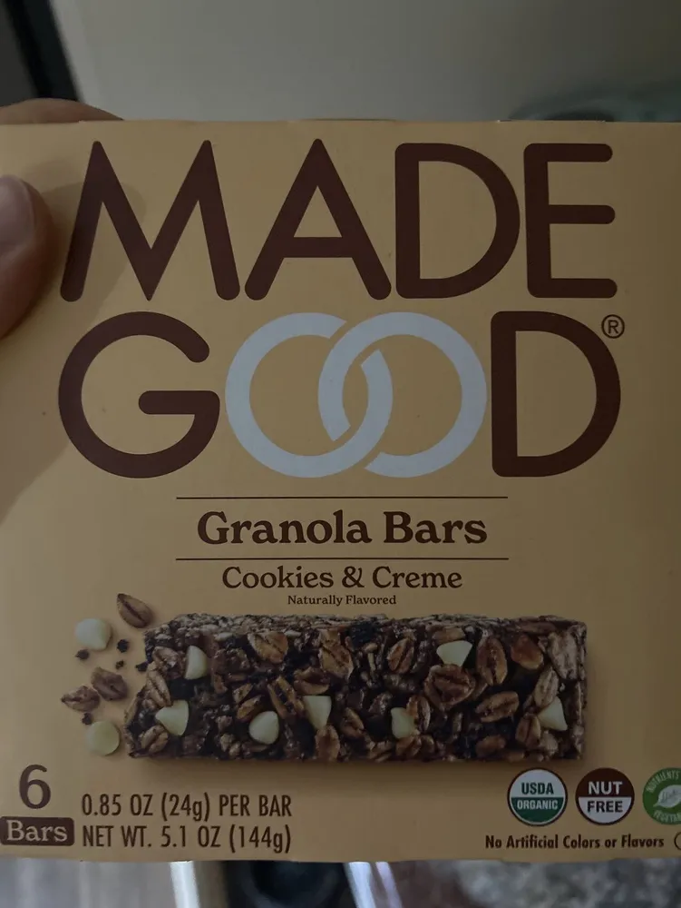 Cookies & Creme Granola Bars