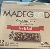 Granola Bars Chocolate Chip