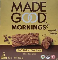 Organic Soft Baked Oat Bars chocolate chip