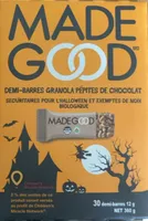Demi-barres granola pépites de chocolat