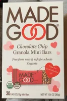 Made good organic chocolate chip mini granola bars