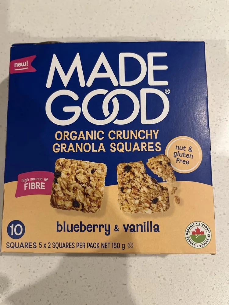 Organic Crunchy Granola Squares