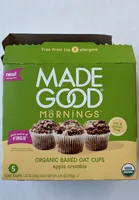 Organic Baked Oat Cups Apple Crumble