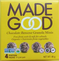 Chocolate Banana Granola Minis