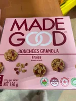 Strawberry granola minis