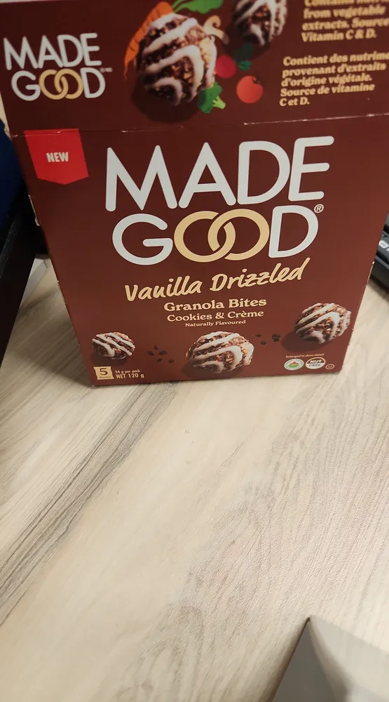 Vanilla Drizzle Granola Bites