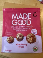 Organic granola strawberry minis