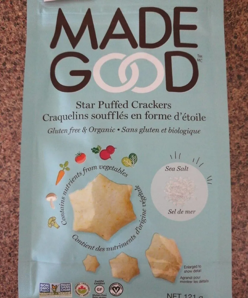 Star Puffed Crackers - Sea Salt