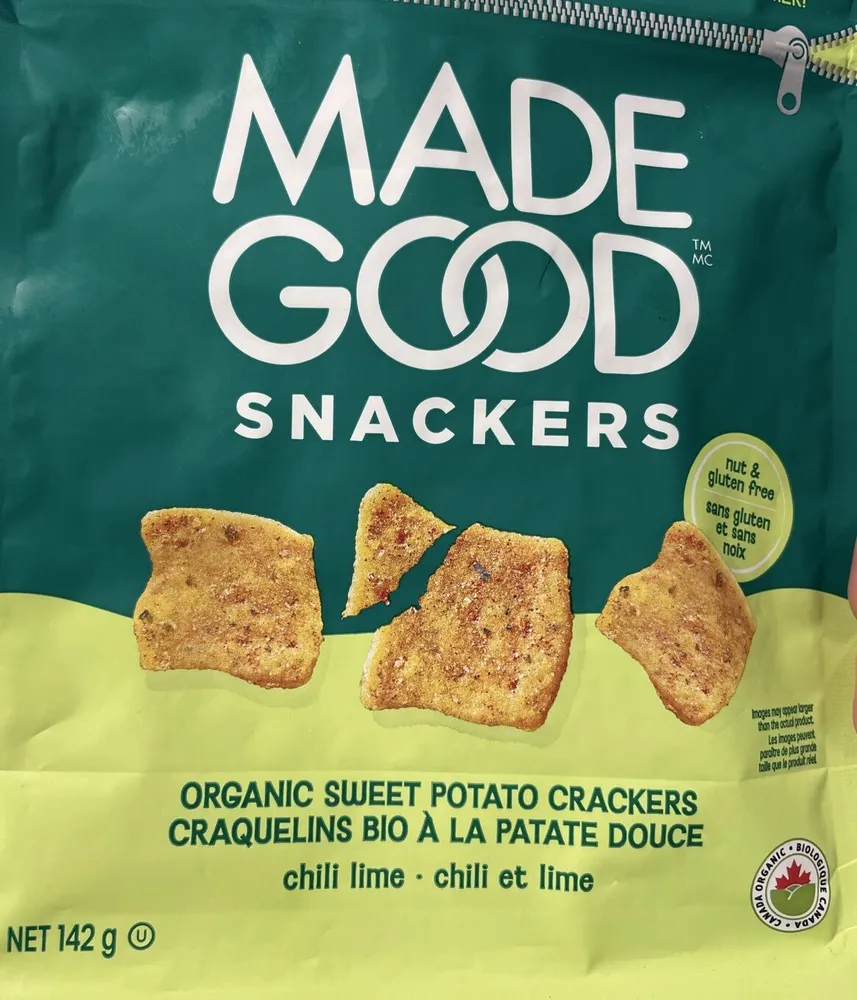 Organic Sweet Potato Crackers