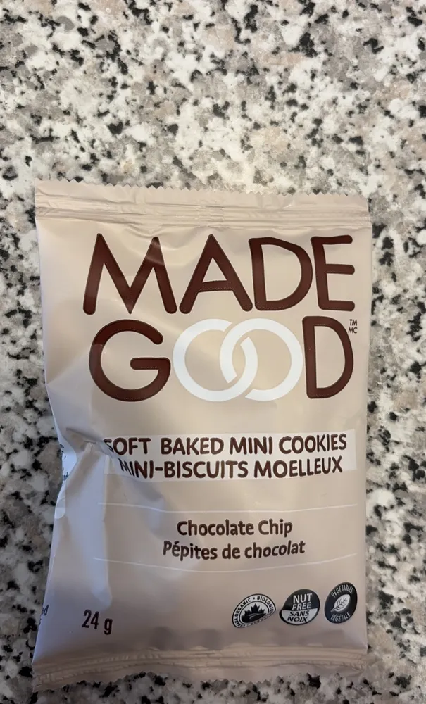 ORGANIC SOFT BAKED COOKIE BITES chocolate chip