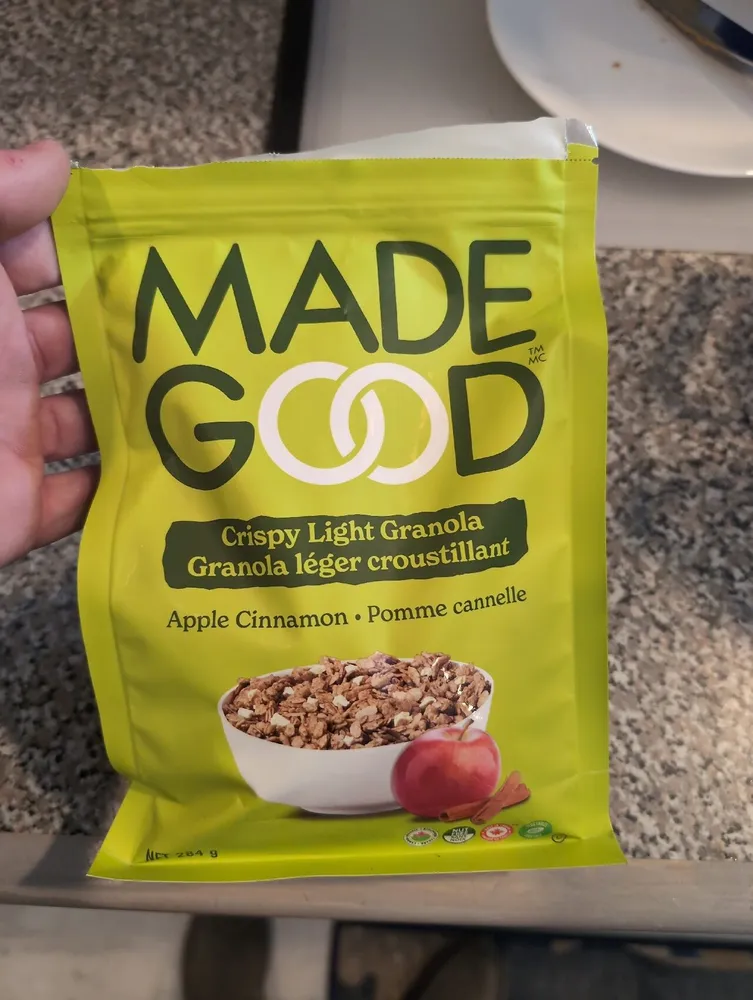 Organic Crispy Light Granola Apple Cinnamon