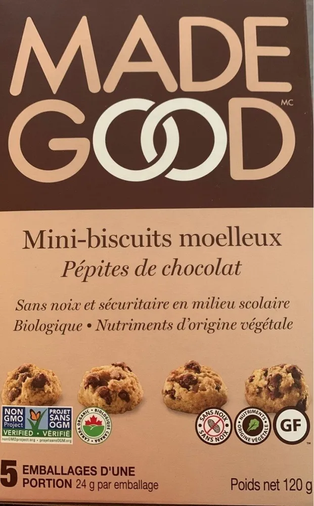 Organic Soft Baked Cookie Bites chocolate chip
