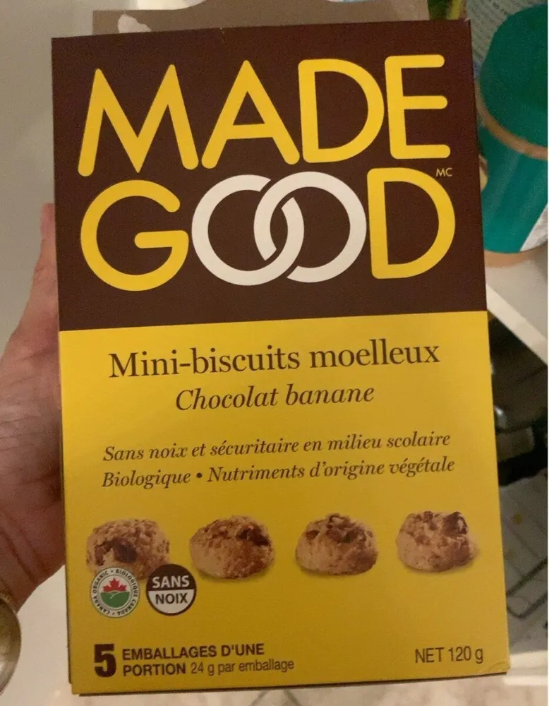 Soft Baked Mini Cookies Chocolate Banana