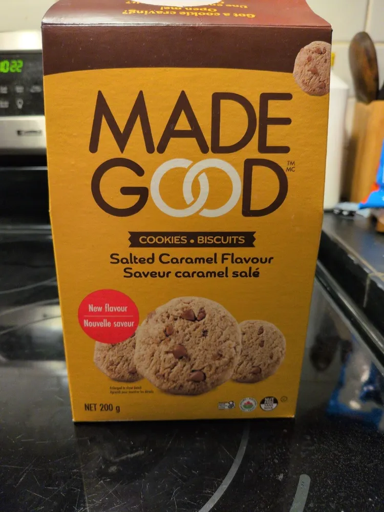 ORGANIC CRUNCHY COOKIES salted caramel