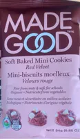 Mini-biscuits moelleux velours rouge