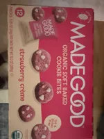 Organic Soft Baked Cookie Bites (Strawberry Creme)