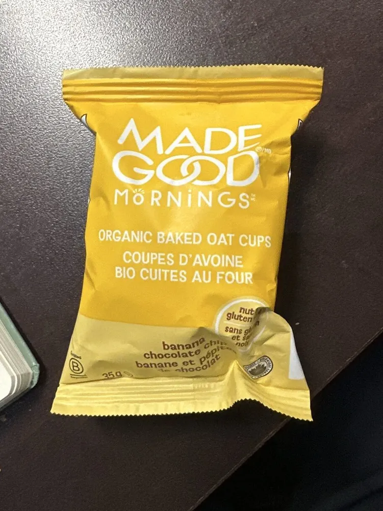 Organic Baked Oat Cups