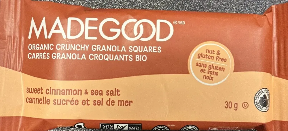 Organic Crunchy Granola Squares
