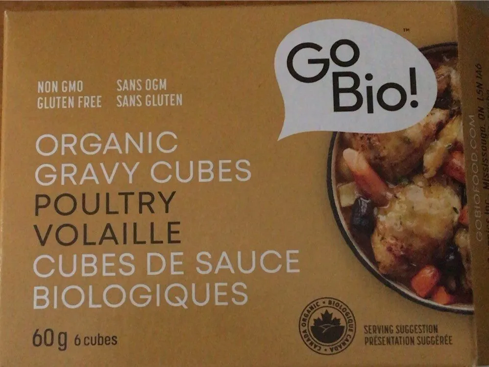 Cubes de sauce biologiques