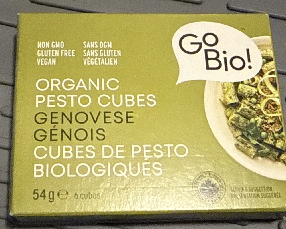 Cubes de pesto biologique