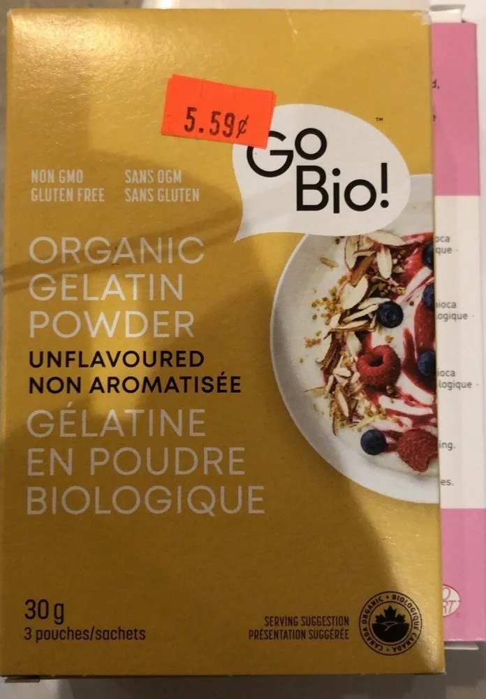 Gélatine en poudre biologique