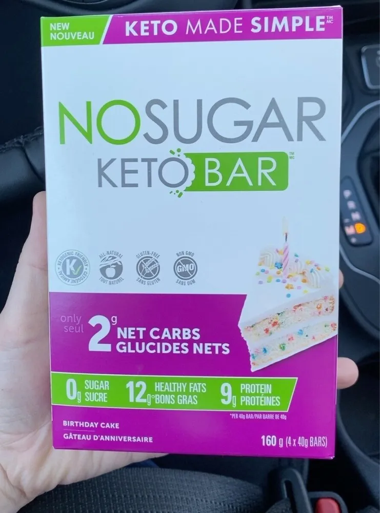 No sugar keto bar