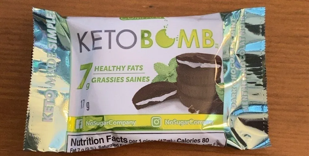 Mint Chocolate Keto Bomb