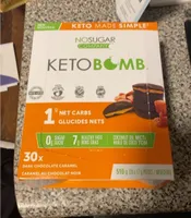Keto Bomb, Dark Chocolate Caramel Cups