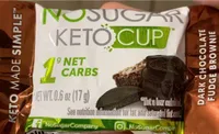 Keto Cup Dark Chocolate Fudge Brownie
