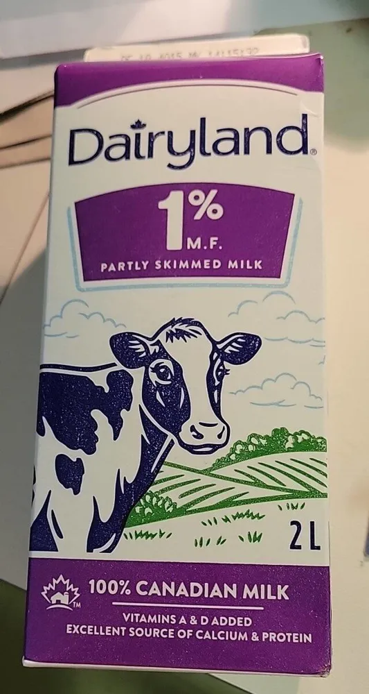 Dairyland 1% partly skimmed Milk