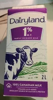 Dairyland 1% partly skimmed Milk