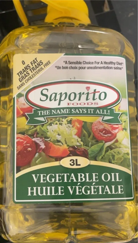 Saporito Vegetable Oil